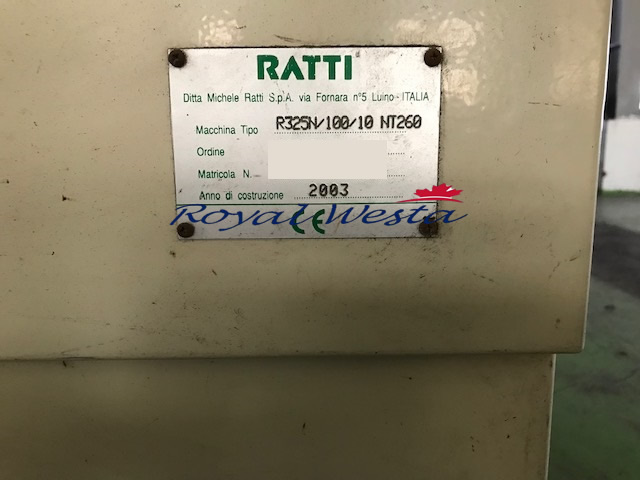 AF08210225Ratti Two For One Twisting Machine, Royalwesta (1) AF08210225Ratti Two For One Twisting Machine, Royalwesta (1)